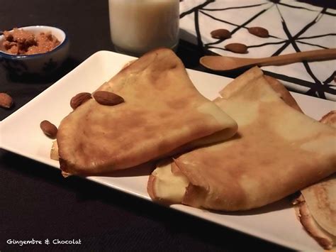 CRÊPES AU LAIT DAMANDES