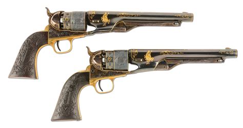 Lot Detail A Cased Pair Of Consecutively Numbered Colt Model 1860