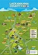 Lackawanna County Visitor Map | Attractions & Things To Do in the ...