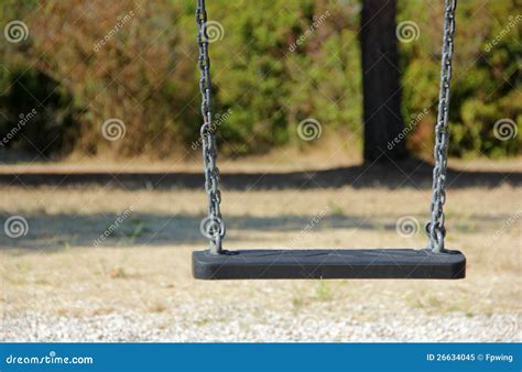 Empty Swing Stock Image Image Of Outdoors Active Serene 26634045