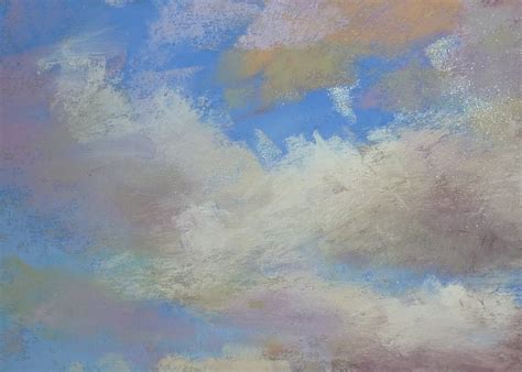 Pastel Painting Lesson Demo Pdf Beautiful Skies And Clouds Art Etsy Uk