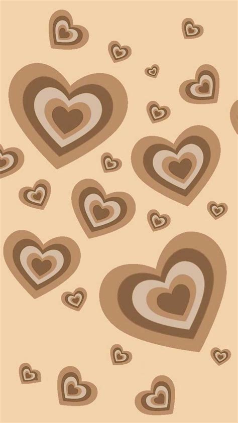 Brown Heart Wallpaper En