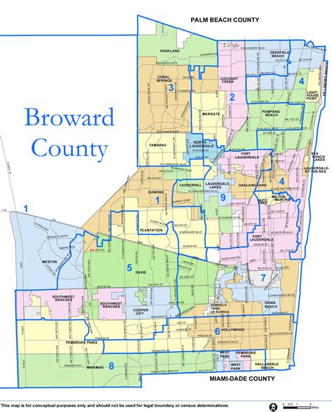 Broward County Boundary Map