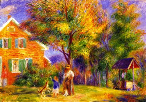 Home In New Hampshire Painting William James Glackens Oil Paintings