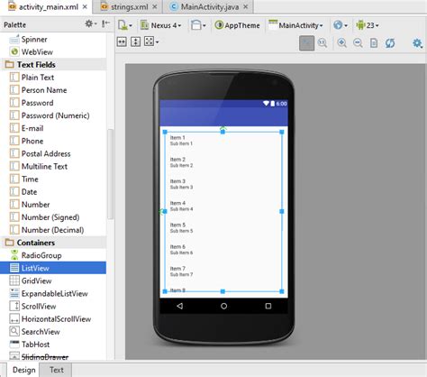 Tutorial Membuat Aplikasi Listview Di Android Studio Dehaliyah