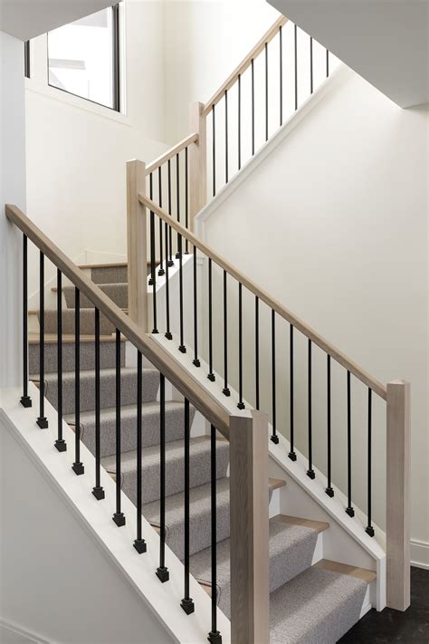 Incredible Modern Wood Railings For Stairs With Low Cost Home