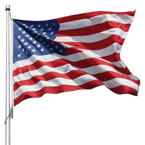 Nf 160 6′ X 10′ Us Outdoor Nylon Flag With Heading And Grommets