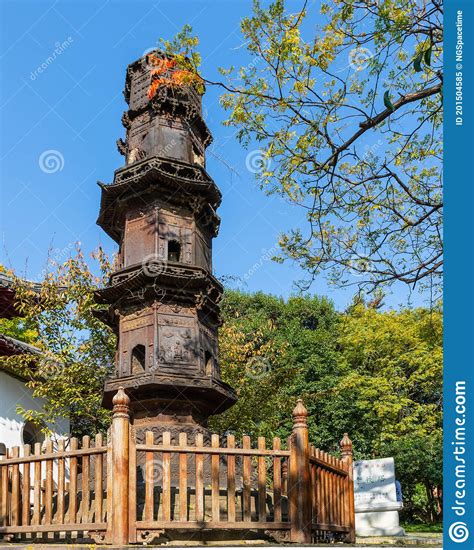 Historic Iron Pagoda On Beigu Mountain Stock Image Image Of Culture