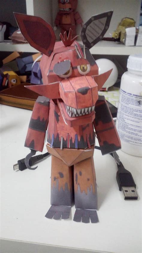 Fnaf 2 Withered Foxy Papercraft By Jackobonnie1983 On Deviantart
