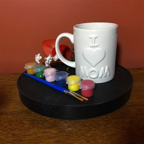 Diy Ceramic Mom Mug Kit Mug Kit To Paint Ceramics To Paint Etsy