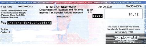 Ny Sends Tiny Checks To Pay Interest On Last Years Tax Refund