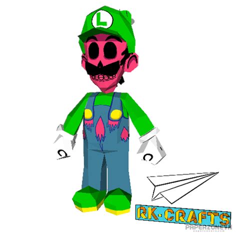 Super Mario Evil Luigi I Hate You Halloween Paperzone Vn
