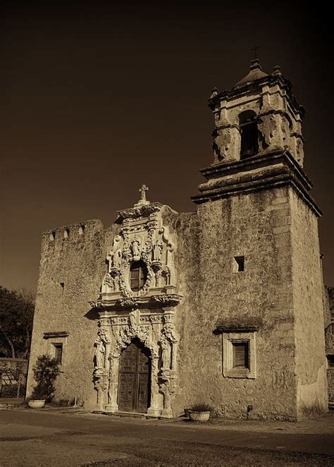 San Jose Sepia By Stephen Stookey San Antonio Missions Alamo San