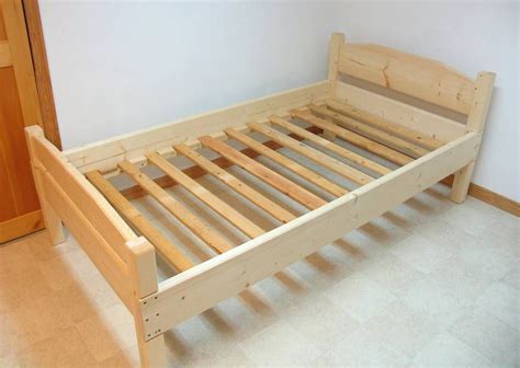 Diy Wooden Bedframe And Finally The Bed Frame All Assembled For The