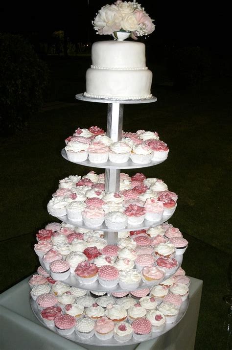 Wedding Cupcake Tower Decorated Cake By Cake Your Dream Cakesdecor