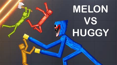 MELON PLAYGROUND Vs HUGGY WUGGY Poppy Playtime People Playground Mod YouTube