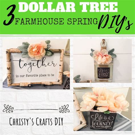 Christy Sydow On Instagram “3 Spring Dollar Tree Diy Home Decor Diy