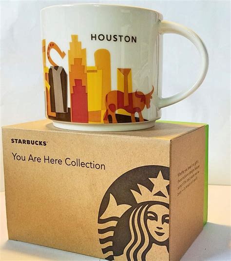 Starbucks Been There Series Collection Houston Texas Coffee Mug New