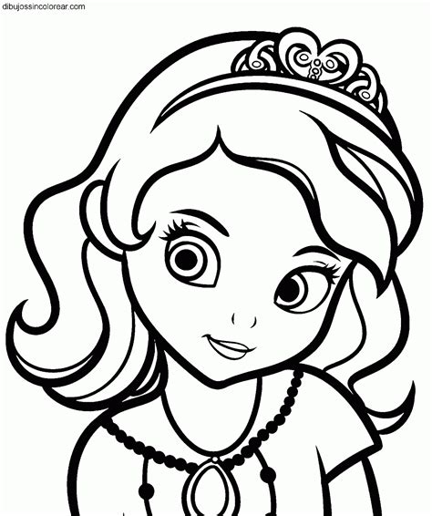 Princesa Sofia Para Colorear Imprimir E Dibujar Dibujos Colorear Com