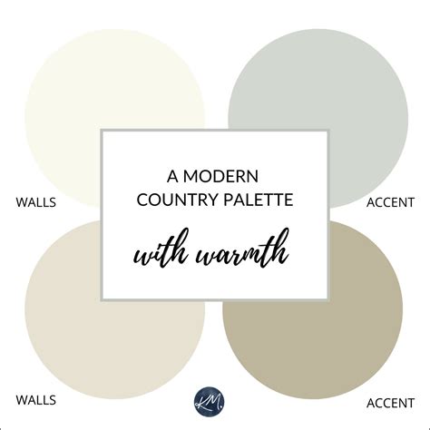 3 Neutral Farmhouse Country Paint Palettes Benjamin Moore And Sherwin