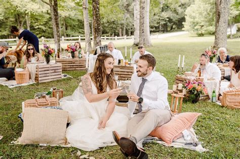 This Couple Hosted An Intimate Picnic Wedding And Then Hiked Mount