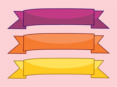 Ribbons Banners Vector Art And Graphics