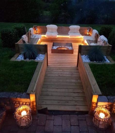 40 Best Sunken Patio Fire Pit Ideas For Your Backyard