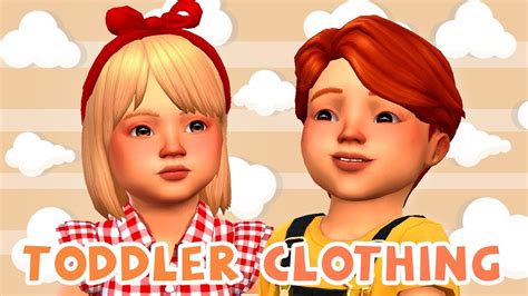 80 Toddler Clothing Showcase W Links Maxis Match I The Sims 4 Youtube