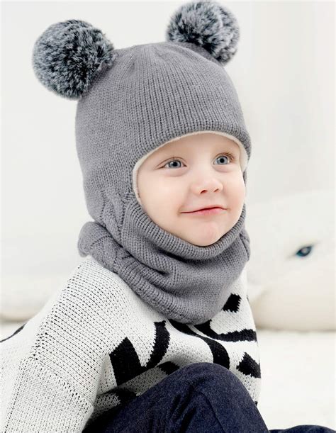 Winter Hat Beanie Scarf For Boys Girls Toddler Beanies Knit Winter