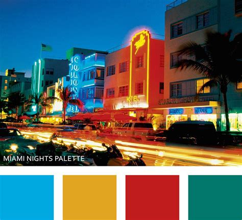 These are the main colors and their contrasting colors. 10 Color Palettes Inspired By The Beauty Of Florida ...