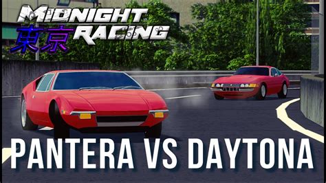 Detomaso Pantera Vs Ferrari Daytona│race And Comparison 9│midnight