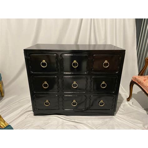Hollywood Regency Dorothy Draper Style Lacquer Refinished Espana Chest