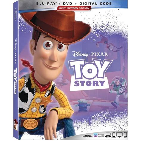 Toy Story 1 Blu Ray Dvd Digital Toy Story 1995 Toy Story Blu Ray