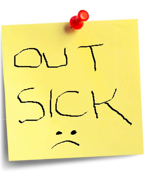 October 2 2012 Calling In Sick Day
