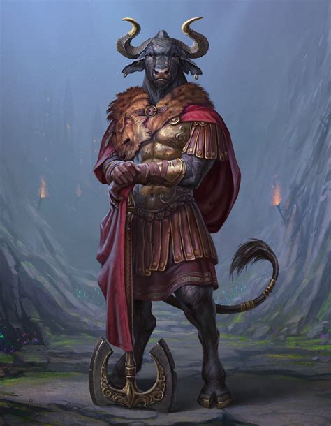 Minotaur King By Iana Venge Rimaginarywarriors