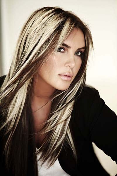 Do you think this would look good? brown hair with blonde highlights pinterest | Blonde hair ...