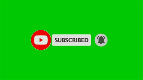 Most Use Green Screen Animated Subscribe Like Share Button Youtube