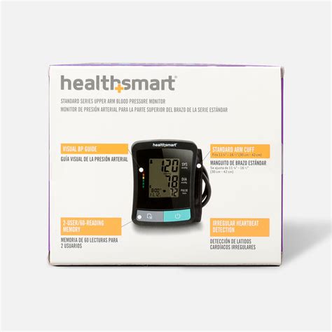 Healthsmart Standard Series Lcd Digital Upper Arm Blood Pressure Monitor