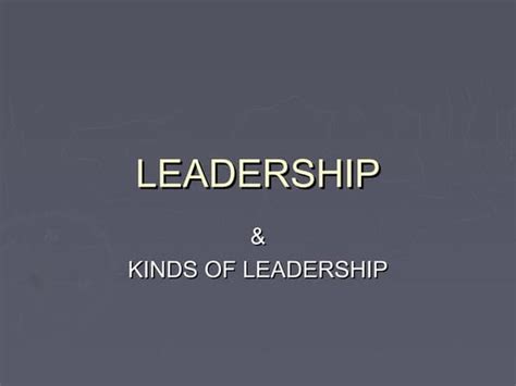 The Must Have Leadership Traits Ppt