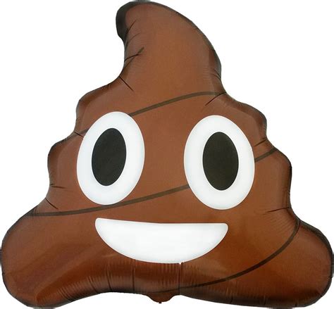 Emoji Poop Mylar 24″ Whidbey Party Store