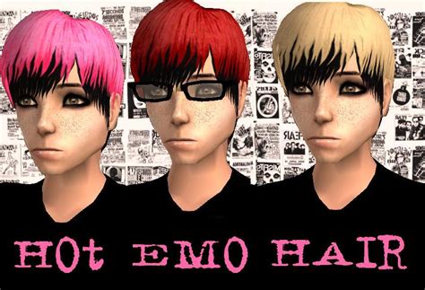 Sims 4 Emo Hair Mod