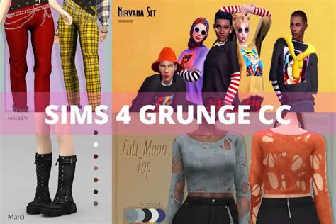 30 Best Sims 4 Grunge Cc Pieces We Want Mods