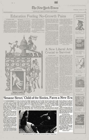 Sesame Street Child Of The Sixties Faces A New Era The New York Times