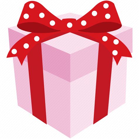 Box T Pink Present Romantic Valentine Icon Download On Iconfinder