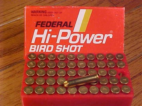 Box Of Federal Hi Power 22 Lr Bird Shot For Sale At GunAuction Com