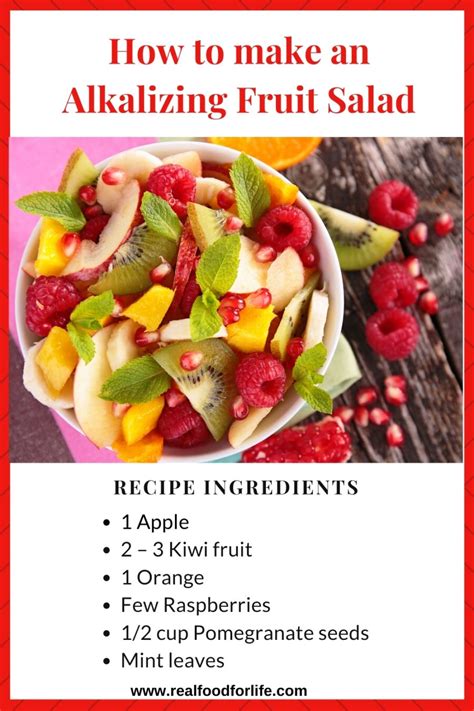 Alkalizing Fruit Salad Is Full Of Health Benefits And So Delicious Too