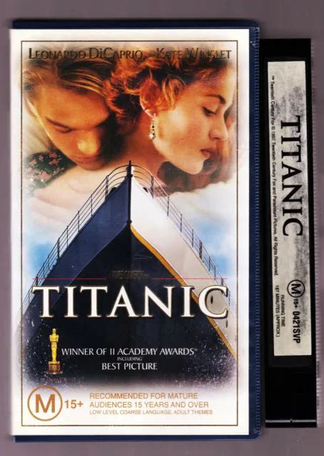 titanic leonardo dicaprio kate winslet vhs video tape vintage ebay hot sex picture
