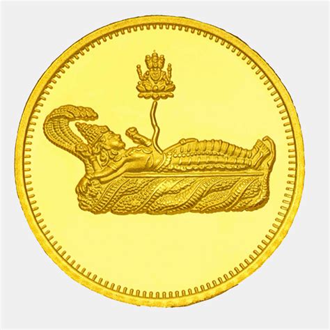 4 Gram 22kt 916 Purity Lord Ananthapadmanabha Gold Coin Price