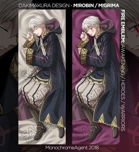 Dakimakura Male Robin Grima Fire Emblem By Monochromeagent On Deviantart