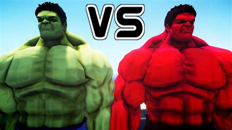 Hulk Vs Red Hulk Epic Battle Youtube